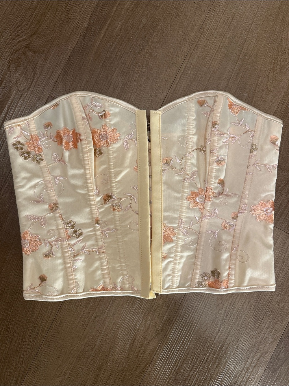 Floral corset top